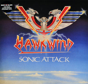 Hawkwind- sonic attack, LP Vinyl, 2013 Back on Black/Cherry Red Records RCV 104 LP,