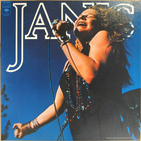 Janis Joplin- janis, LP Vinyl, 1975/2023 Sony/Music On Vinyl Records MOVLP 3414,