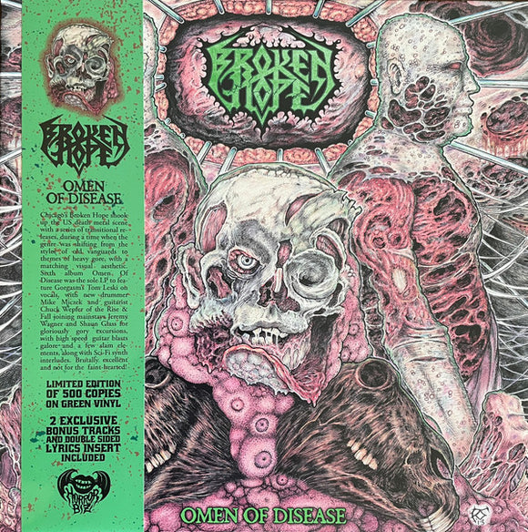 Broken Hope- omen of disease, LP Vinyl, 2013/2022 Century Media/Radiation Records HRB 001,
