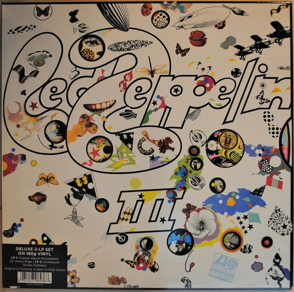 Led Zeppelin- 3, LP Vinyl, 1969/2014 Atlantic Swan Song Records 79 643-6,