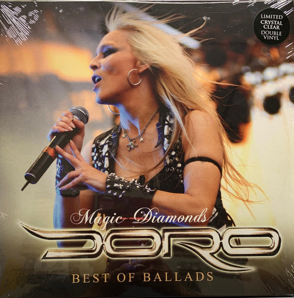 Doro- magic diamonds/best of ballads, LP Vinyl, 2022 Rare Diamonds Productions/Roughtrade Records RDP0021-VP,