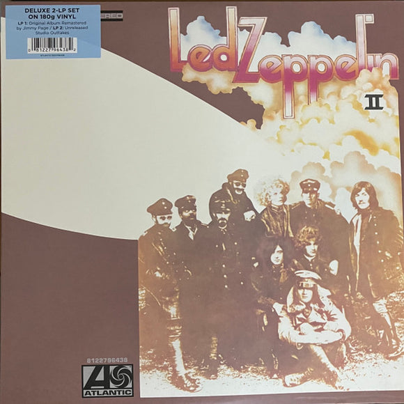 Led Zeppelin- 2, LP Vinyl, 1969/2014 Atlantic Records 79 643-8,