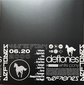 Deftones- white pony, LP Vinyl, 2020 Reprise Records 48 930-7,