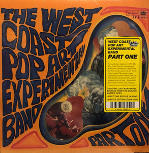 West Coast Pop Art Experimental Band- part one, LP Vinyl, 1967/2017 Reprise/Jackpot Records JPR 038,