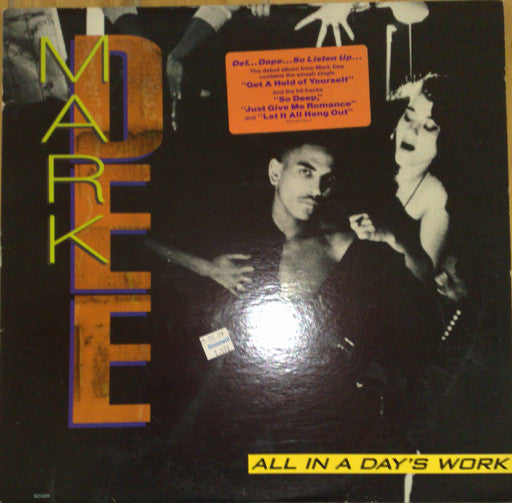 Mark Dee- all in a days work, LP Vinyl, 1990 MCA Records MCA 6374,