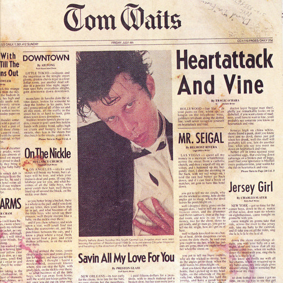 Tom Waits- hardattack and vine, LP Vinyl, 1980/2018 Anti Records 7571-1,