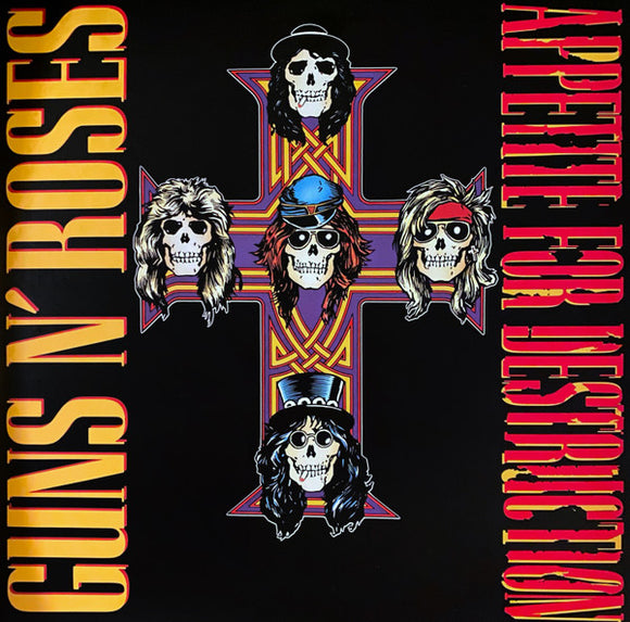 Guns 'n' Roses- appetite for destruction, LP Vinyl, 2018 Geffen Records 674 839-0,