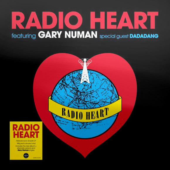 Radio Heart feat. Gary Numan- same, LP Vinyl, 2018 Demon Records DEMRECCDLX 008,
