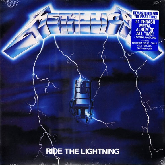 Metallica- ride the lightning, LP Vinyl, 2016 Blackened Records 478 852-4,