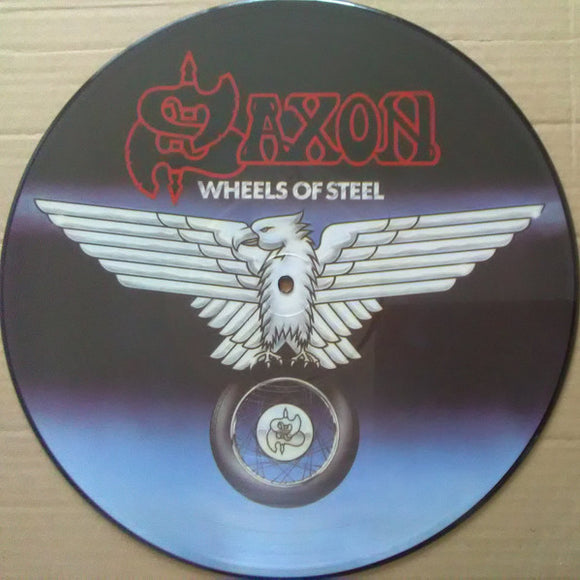 Saxon- wheels of steel, LP Vinyl, 2005 Back on Black Records BOBV 010 PD,