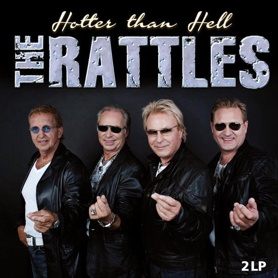 The Rattles- hotter than hell, LP Vinyl, 2016 Delta Entertainment Records N 79011,