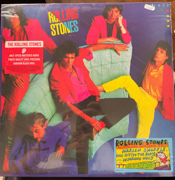 Rolling Stones- dirty work, LP Vinyl, 2018 UMC Promotone Records 86321,