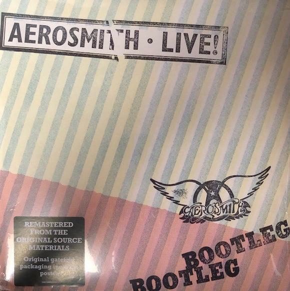 Aerosmith- live bootleg, LP Vinyl, 1978/2019 Sony Columbia Records 589 683-1,