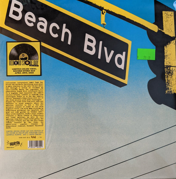 Various: Beach Blvd., LP Vinyl, 1979/2020 Radiation Records RRS 79 CV,