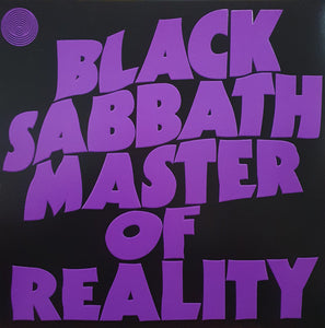 Black Sabbath- master of reality, LP Vinyl, 2015 Sanctuary Vertigo Records BMGRM 055 LP,