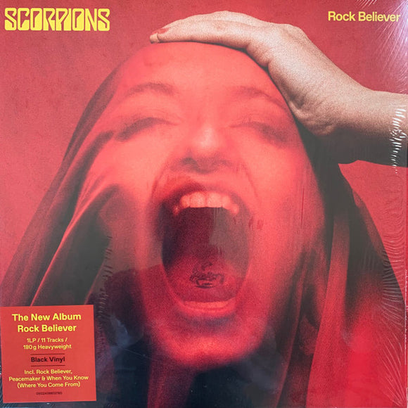 Scorpions- rock believer, LP Vinyl, 2022 Vertigo Records 388 137-8,
