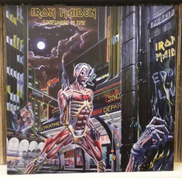 Iron Maiden- somewhere in time, LP Vinyl, 1986/2014 EMI Parlophone Records 462 485-4,