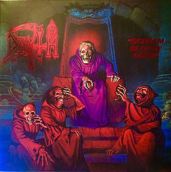 Death- scream bloody gore, LP Vinyl, 1987/2016 Relapse Perseverance Records RLP 767 324-1,