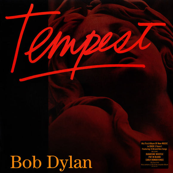 Bob Dylan- tempest, LP Vinyl, 2012 Columbia Records 45760-1,