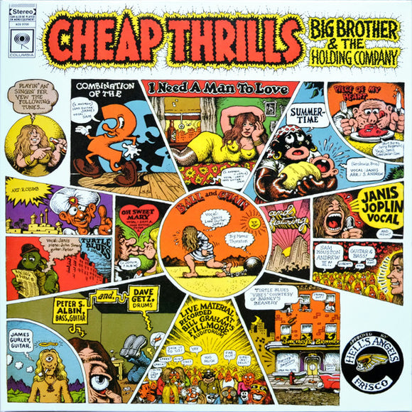Big Brother & the Holding Company feat. Janis Joplin- cheap thrills, LP Vinyl, 1967/201? Sony Columbia Records 87489-1,