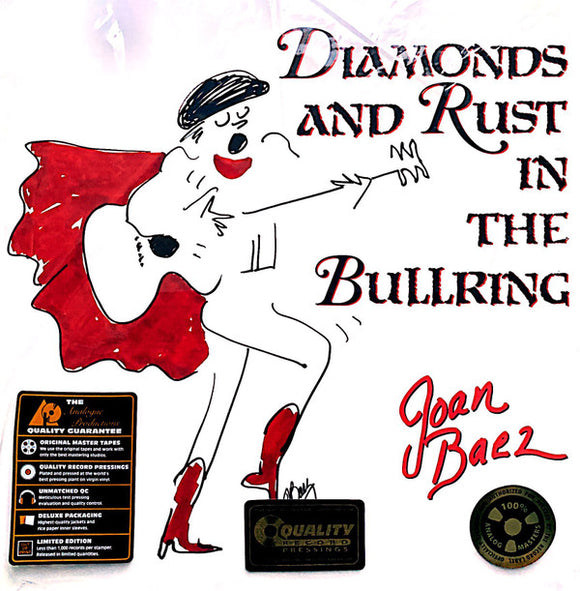 Joan Baez- diamonds and rust in the bullring, LP Vinyl, 1989/2020 Analogue Productions Records AAPF 080-45,