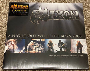Saxon- a night with the boys 2005, LP Vinyl, 2016 Demon Records DEMREC 168,