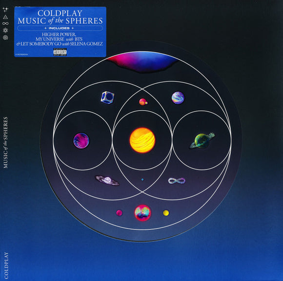 Coldplay- music of the spheres, LP Vinyl, 2021 Parlophone Records 966 669-6,