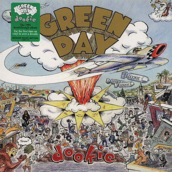 Green Day- dookie, LP Vinyl, 1994/2008 Reprise Records 49869-5,