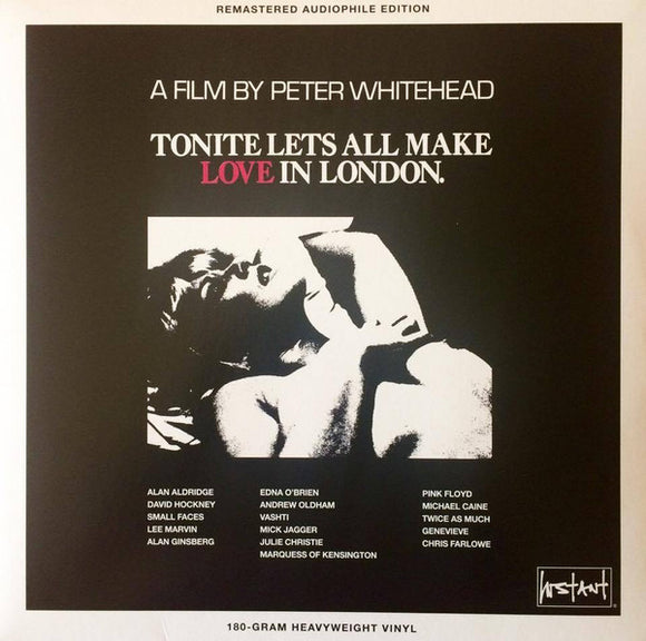 OST/Soundtracks- Tonite let's all make Love in London, LP Vinyl, 1968/2017 Instant/Charly Records INLP 002,