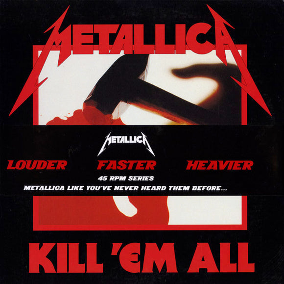 Metallica- kill 'em all, LP Vinyl, 2008 Warner Records 343 676-1,