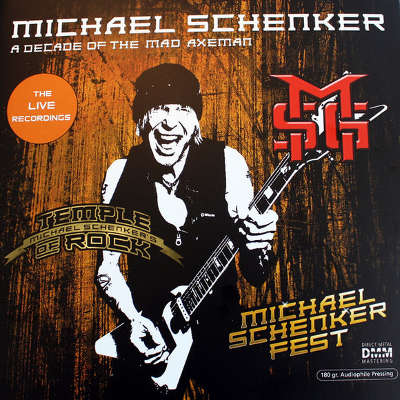 Michael Schenker- a decade of the mad axeman (the live recordings), LP Vinyl, 2018 In-Akustik Records INAK 91587 2LP,