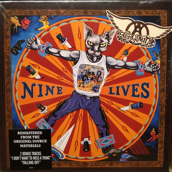 Aerosmith- nine lives, LP Vinyl, 1998/2019 Sony Columbia Records 585 117-1,