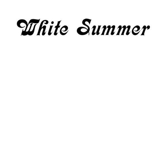 White Summer- same, LP Vinyl, 1976/2015 Out Sider Records OSR 040,