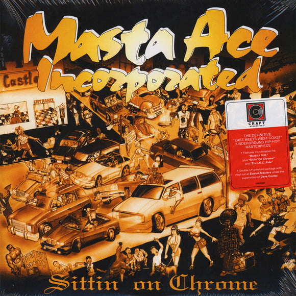 Masta Ace Incorporated- sittin' on chrome, LP Vinyl, 1995/2018 Craft Records CR 00082,
