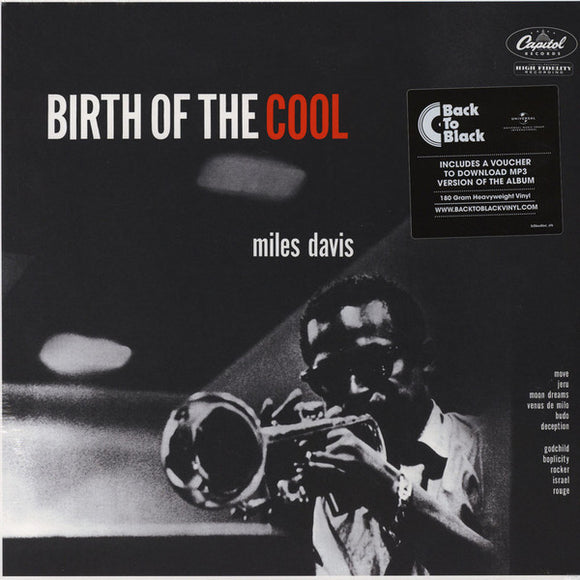 Miles Davis- birth of cool, LP Vinyl, 195?/2016 Capitol Records T 762,