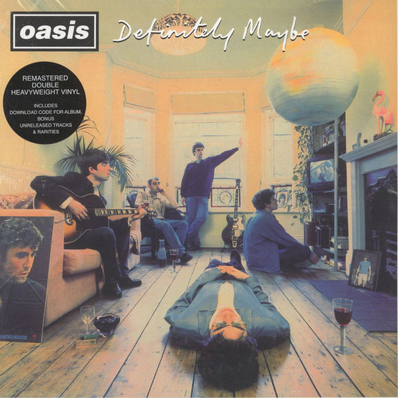 Oasis- definitely maybe, LP Vinyl, 2014 Big Brother Records RKIDLP 70,
