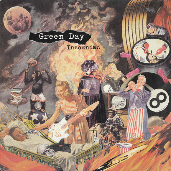 Green Day- insomniac, LP Vinyl, 1995/2009 Reprise Records 46046-1,