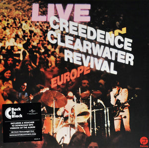 Creedence Clearwater Revival- live in europe, LP Vinyl, 1973/2016 Concorde Records 723 980-8,