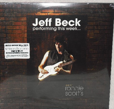 Jeff Beck- performing this week … live at ronnie scott's, LP Vinyl, 2008 Eagle Records ER 201 501,