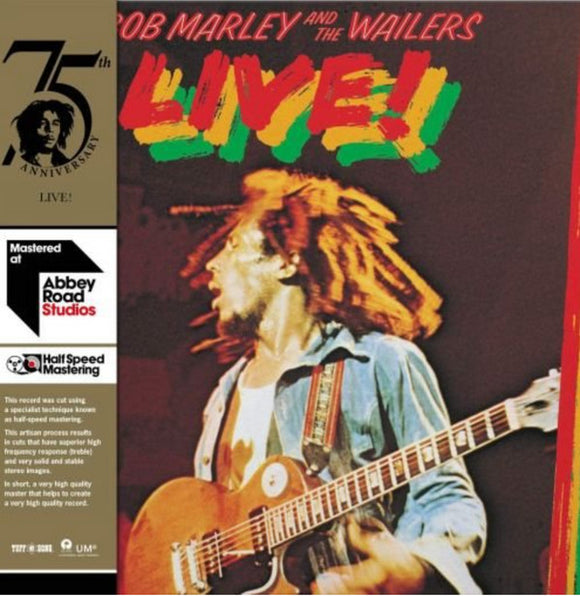 Bob Marley & The Wailers- live!, LP Vinyl, 2020 Tuff Gong Island Records 350 821-1,