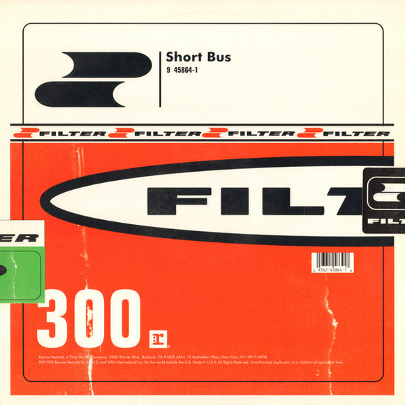 Filter- short bus, LP Vinyl, 1995 Reprise Records 9 45864-1,