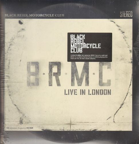 Black Rebel Motorcycle Club- live in london, LP Vinyl, 2011 Cobra Side Records CSDLP 1153,